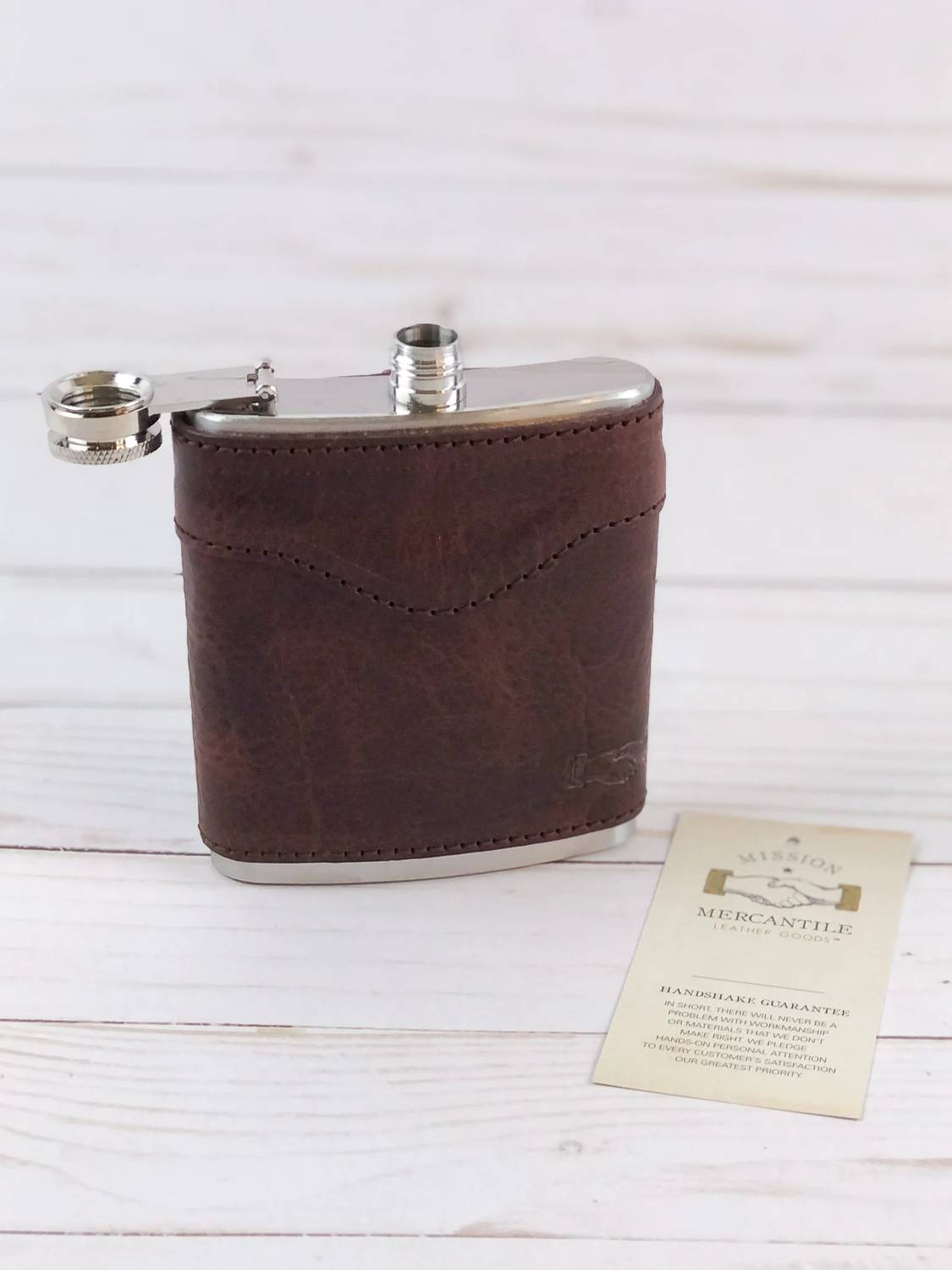 Mission Mercantile - Campaign Leather Flask