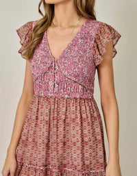 Mystree - Blushing Bloom Dress