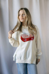 Blu Pepper - Sardines Graphic Sweatshirt
