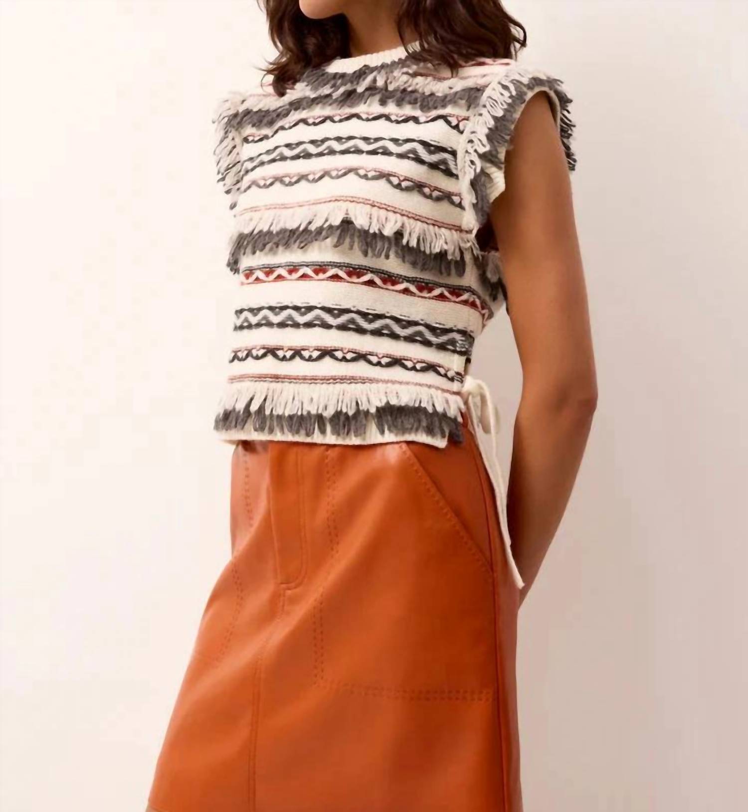 Marie Oliver - Desmond Popover Knit Top