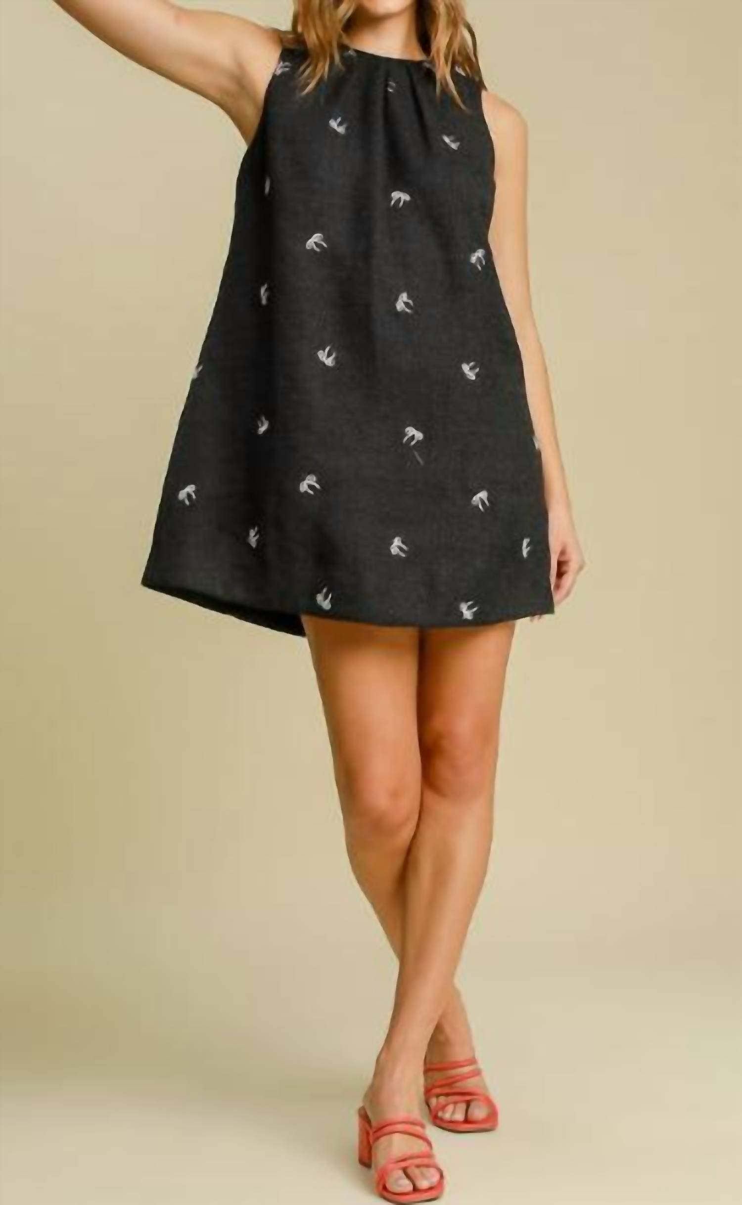 Umgee - Lightweight Tweed Mini Dress
