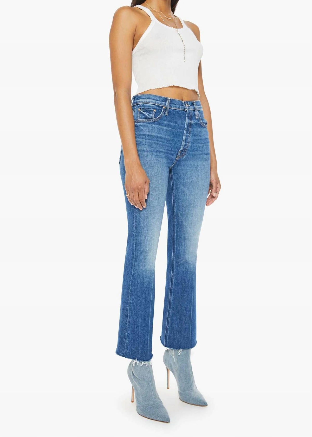 Mother - Tripper Ankle Fray Hem Jeans