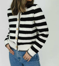 Papermoon - Striped Cardigan