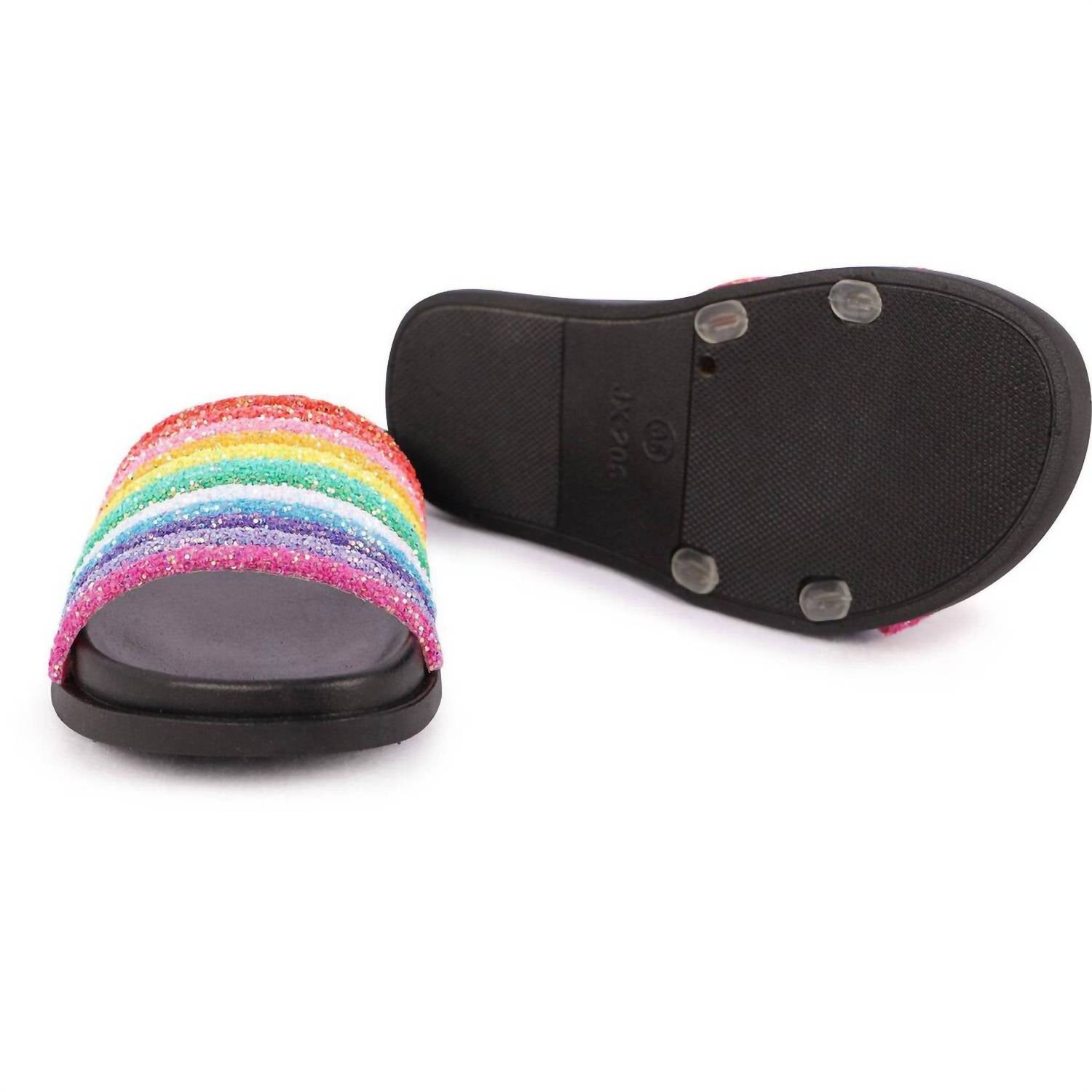 Lola + The Boys - Girls Glitter Rainbow Slides