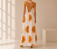 Mystery Resort - Soleil Open-back Maxi Dress
