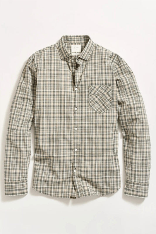 Billy Reid - Men's Micro-madras Plaid T-shirt