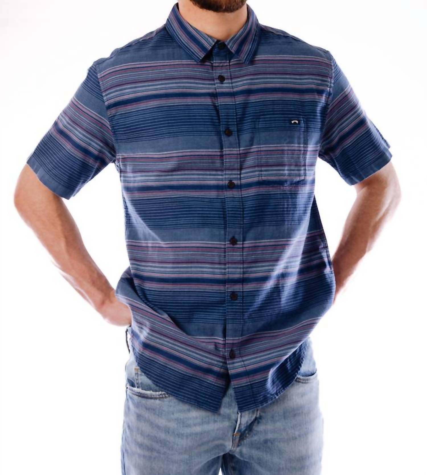 Billabong - All Day Stripe Short Sleeve Shirt