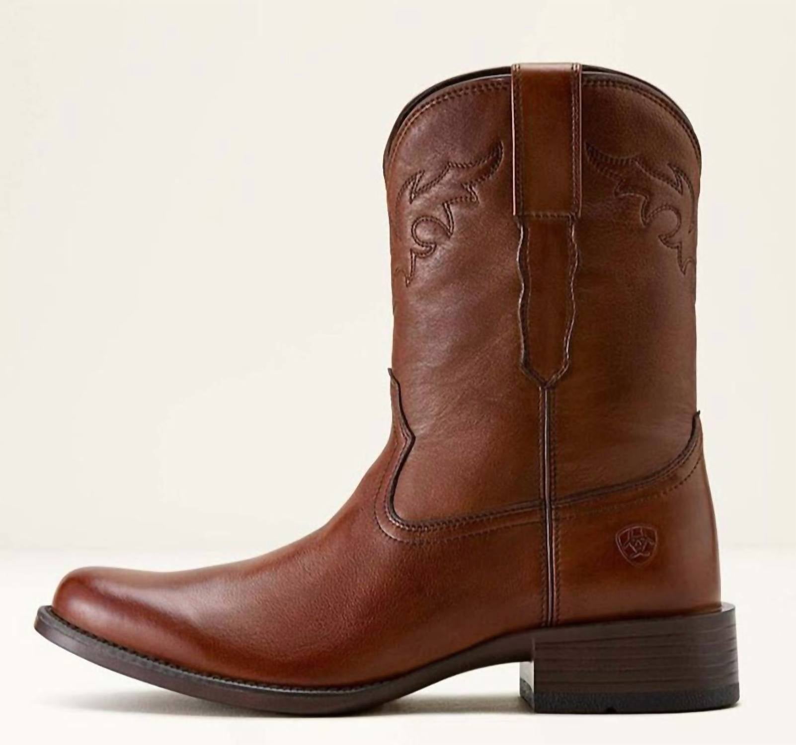 ARIAT Men's Sonoro Zip Side Dress Western Boot in cinnamon - men's boots