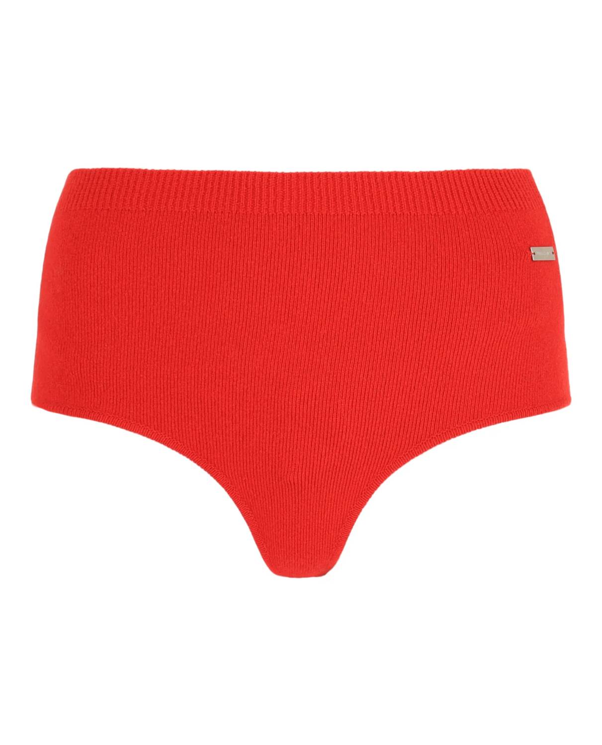 Salvatore Ferragamo - Women's Ribbed Texture High-waisted Knitted Coulottes
