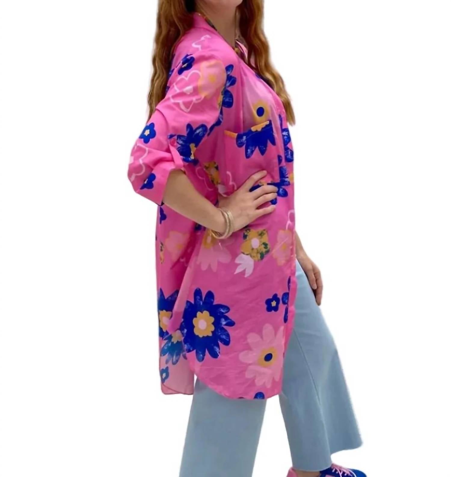 Fashion Concepts - Flower Power Woven Shirt