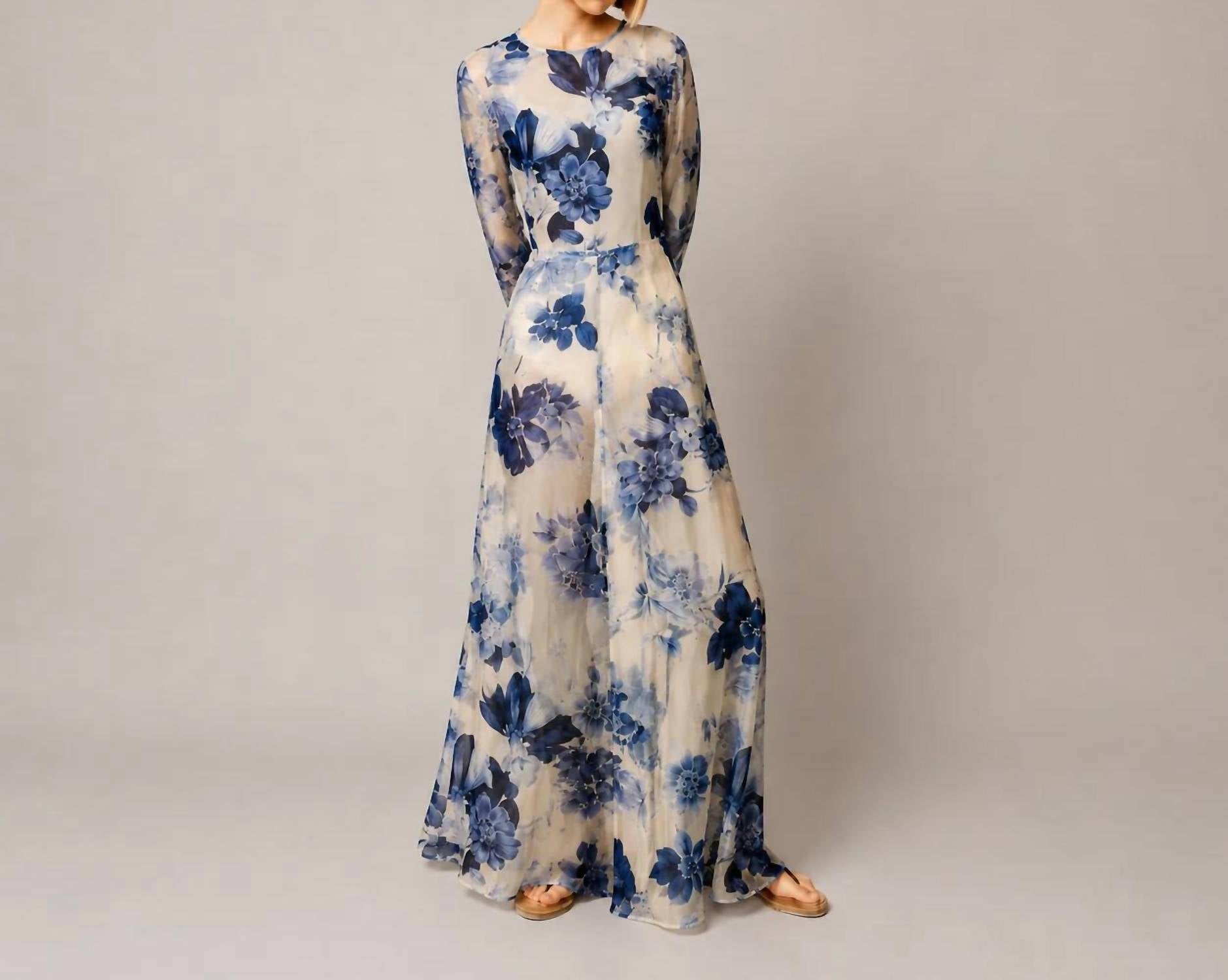 Maison Zoulias - Aphrodite Long Silk Maxi Dress