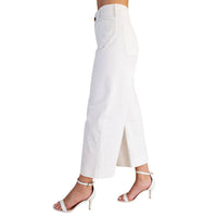 Glam - Colette Wide-leg Scallop Pocket Pants