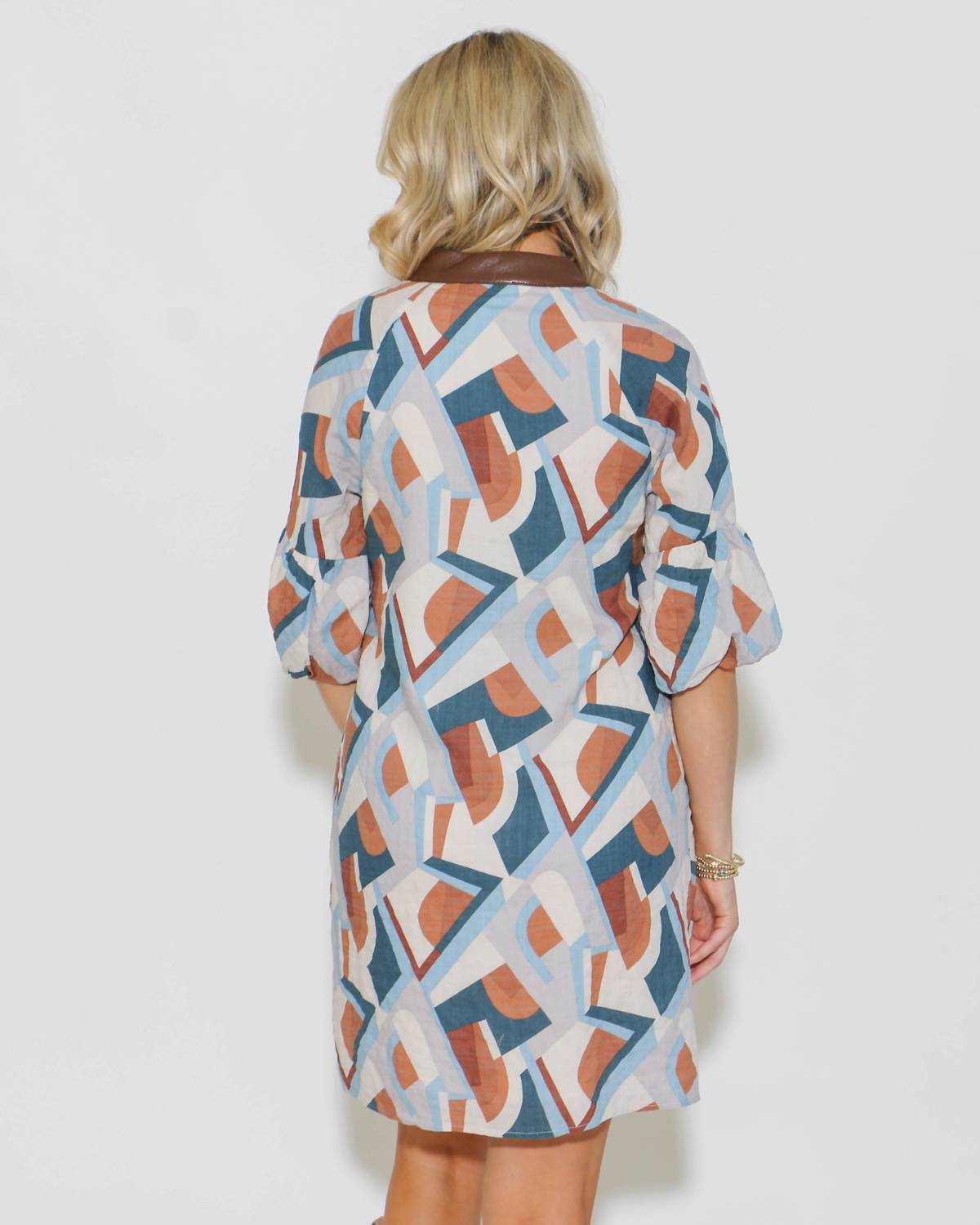 Thml - Short Sleeve Print Mini Dress