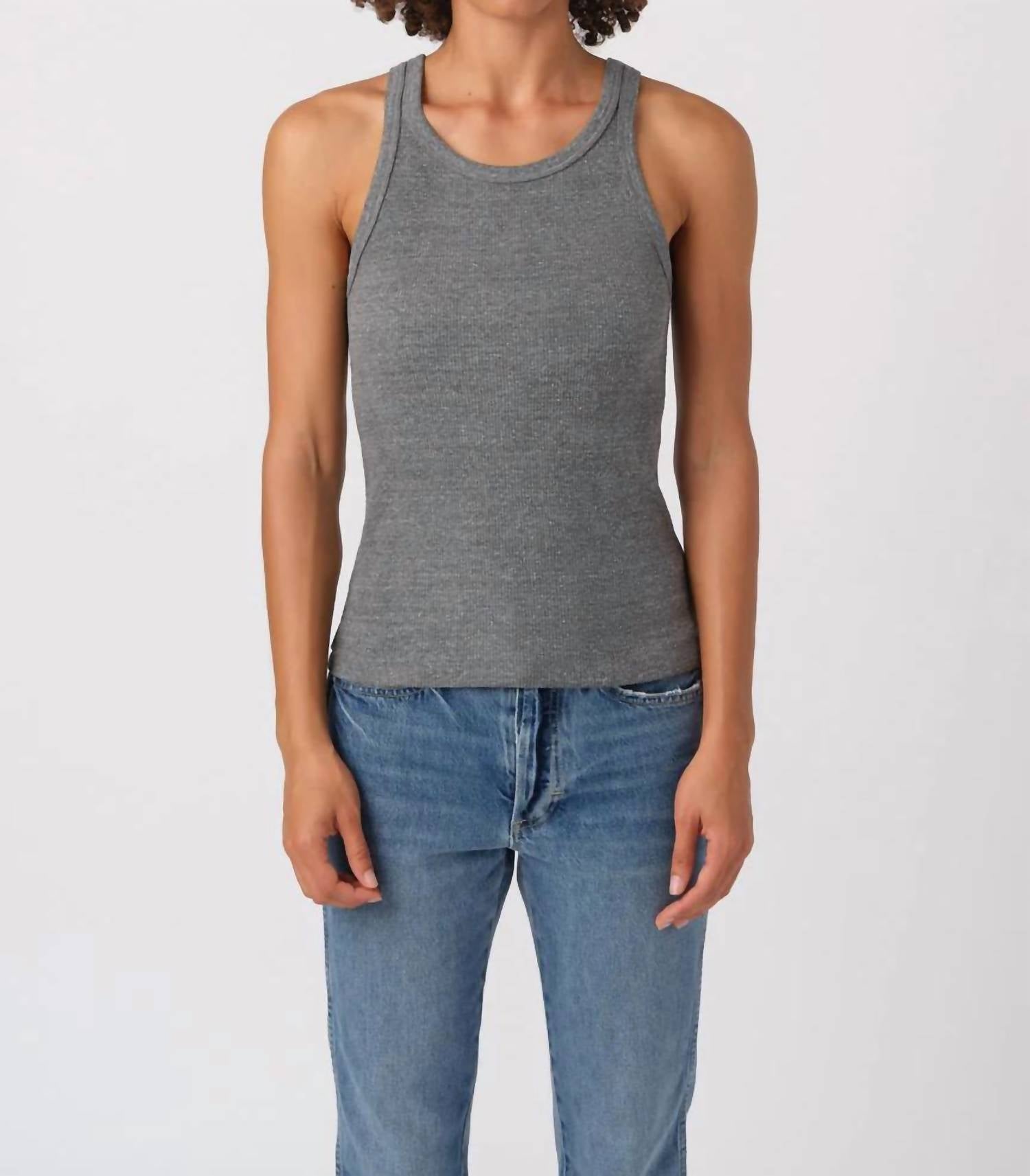 Amo - Long Rib Tank Top
