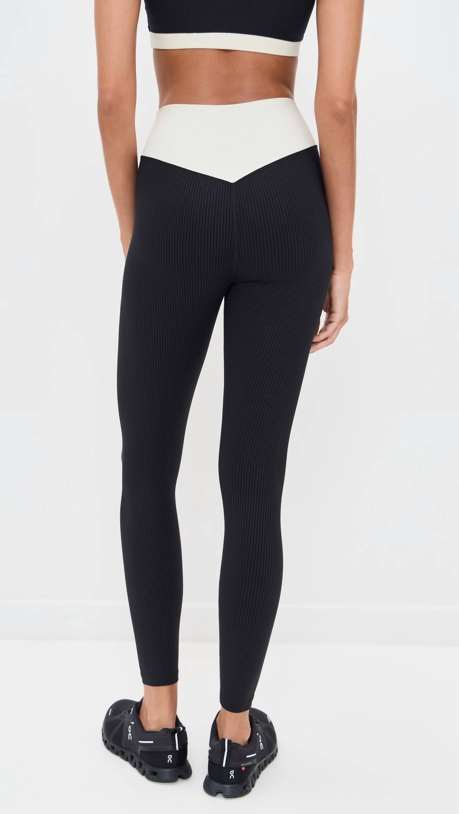 Year Of Ours - Ribbed Two Tone Dip Leggings