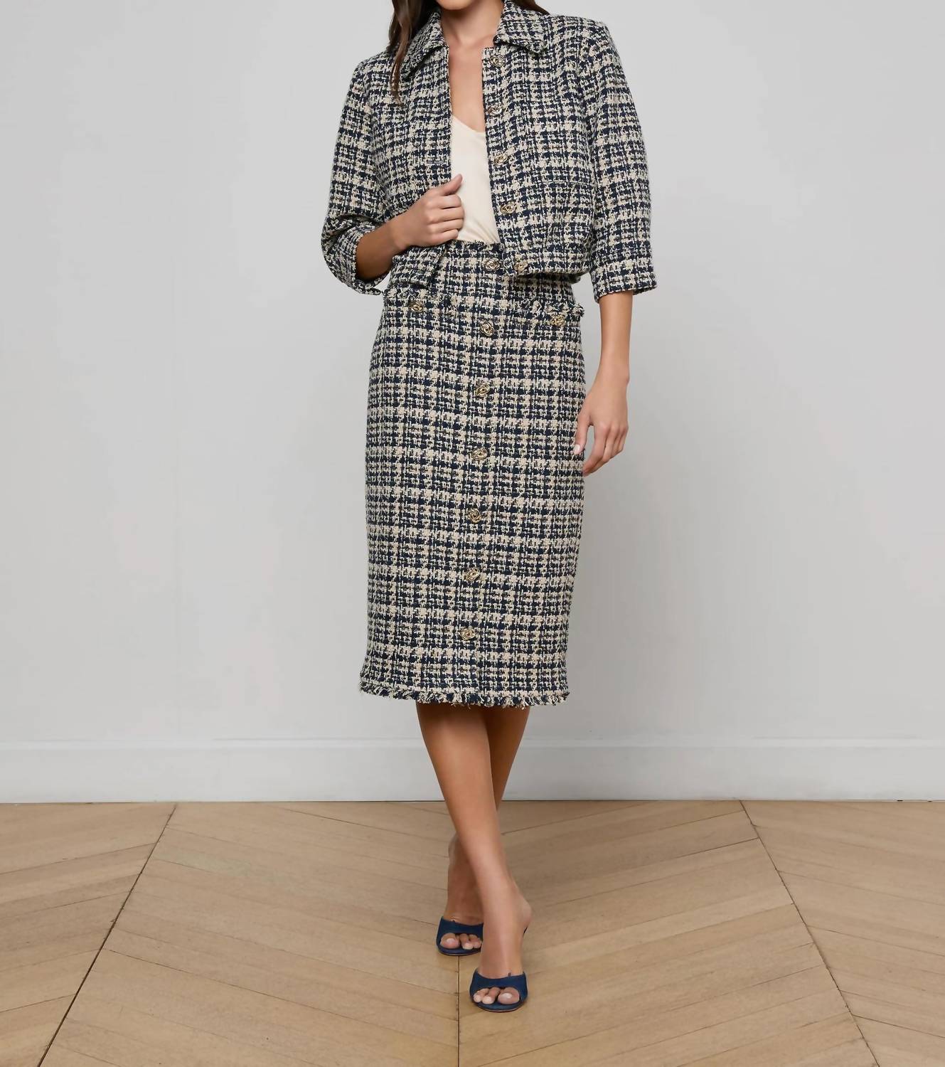 L'Agence - Jia Tweed Jacket