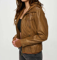 Coalition La - Vegan Leather Bomber Jacket
