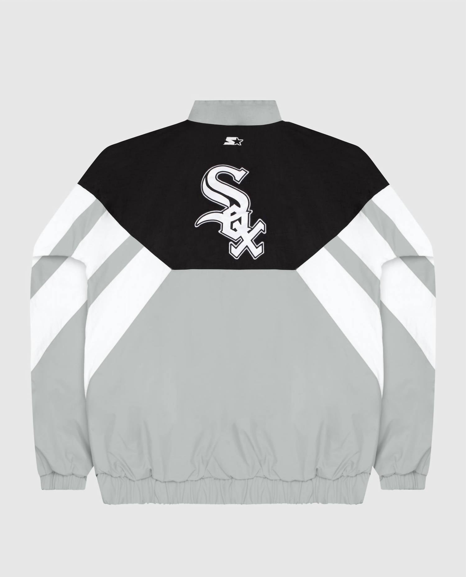Starter - Men's Chicago White Sox Nylon Half-zip Starter Jacket
