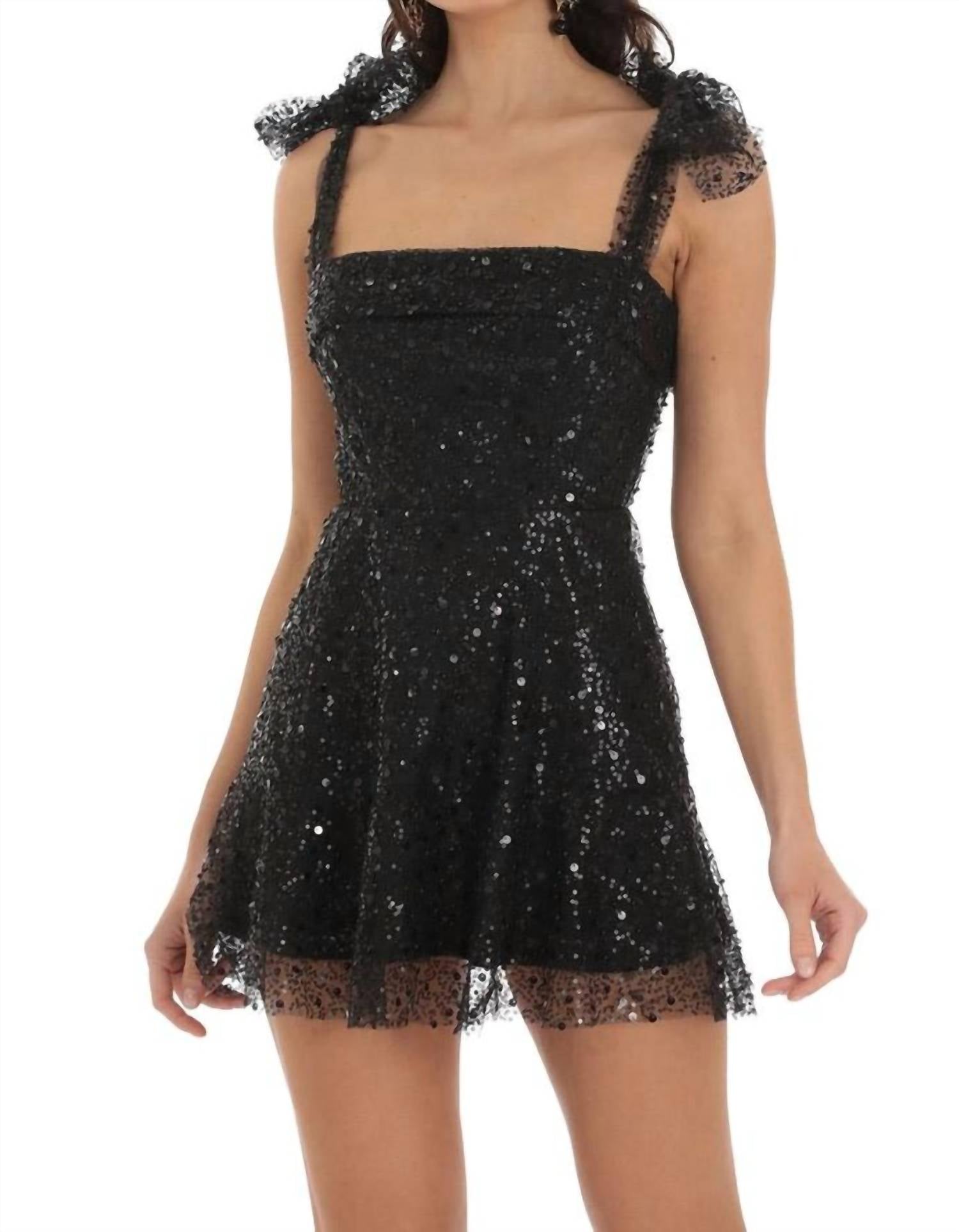Lucy In The Sky - Women's Evermore Sequin Mini Dress