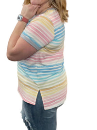 Honeyme - Pastel Watercolor Everyday Tee
