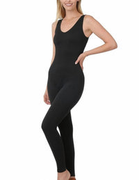 Zenana - Ribbed Sports Bodysuit