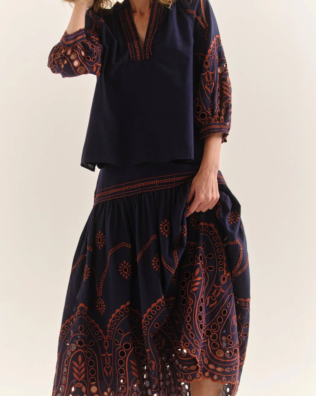 Cartolina Nantucket - Emma Midi Skirt