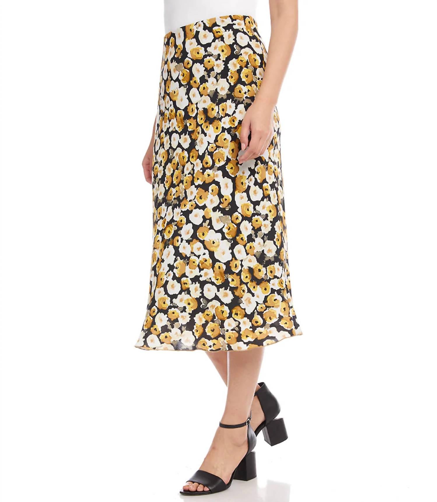 Karen Kane - Gia Floral Midi Skirt