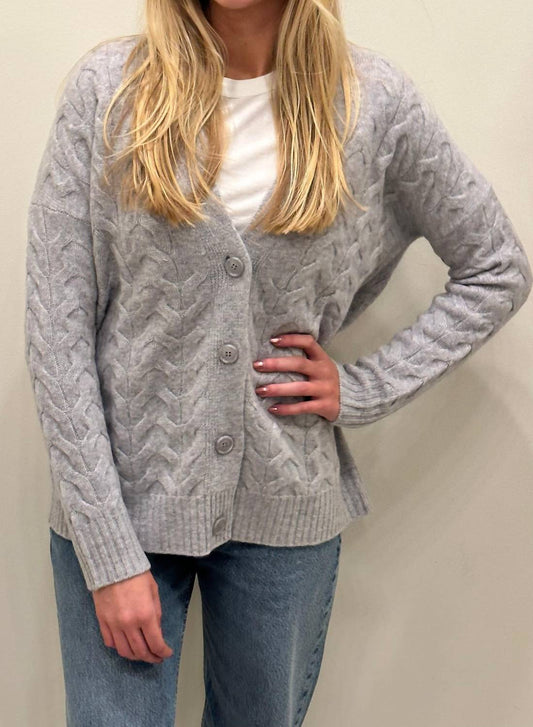 Kinross - Women's Cable Boyfriend Cardigan