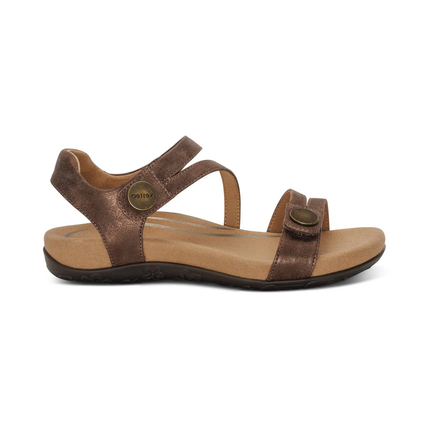 Aetrex - Women's Jess Adjustable Quarter Strap Sandal