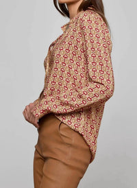 L'Agence - Holly Button Down Blouse