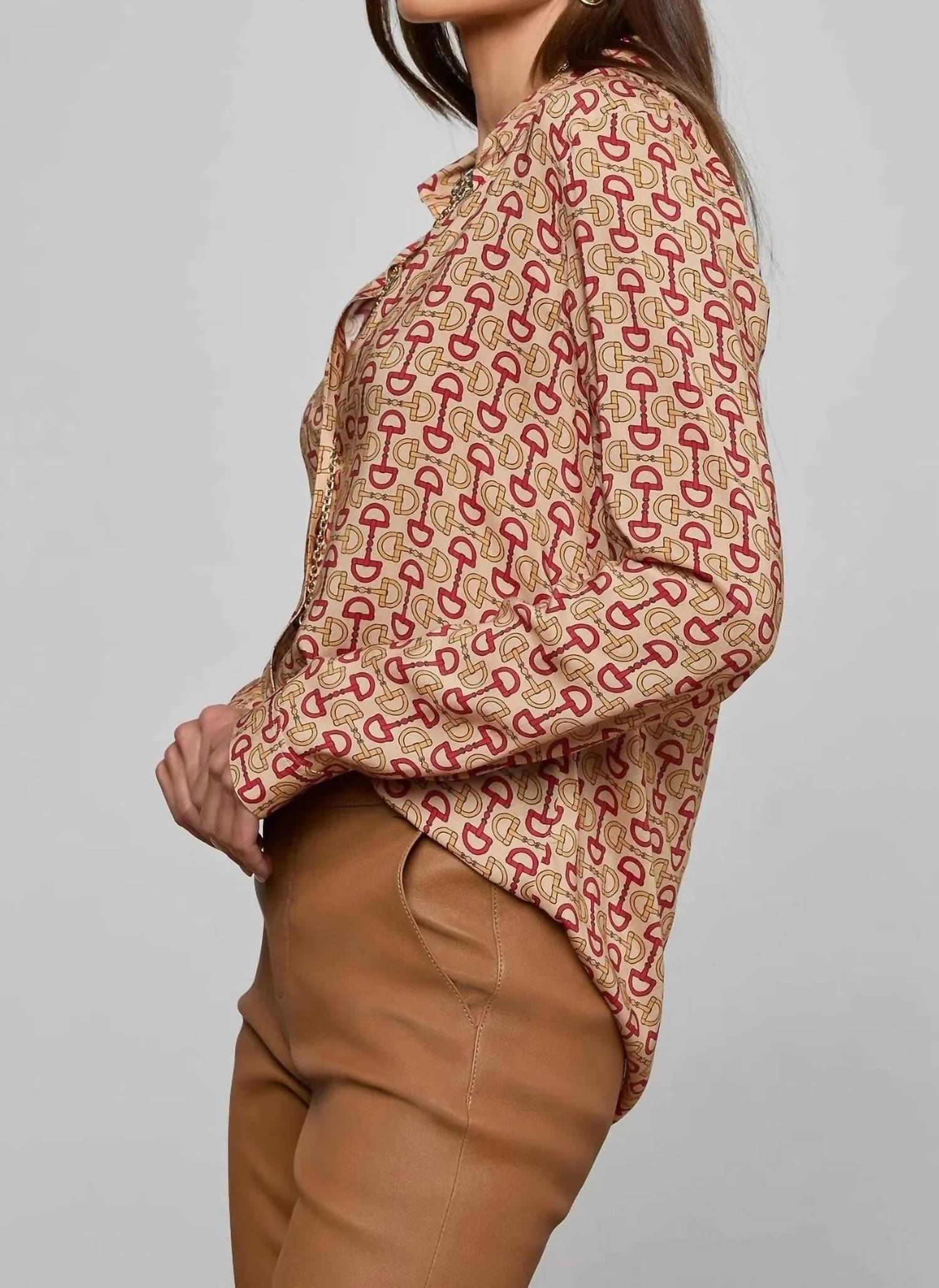 L'Agence - Holly Button Down Blouse