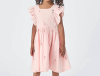Pink Chicken - Ballerina Embroidery Elsie Dress