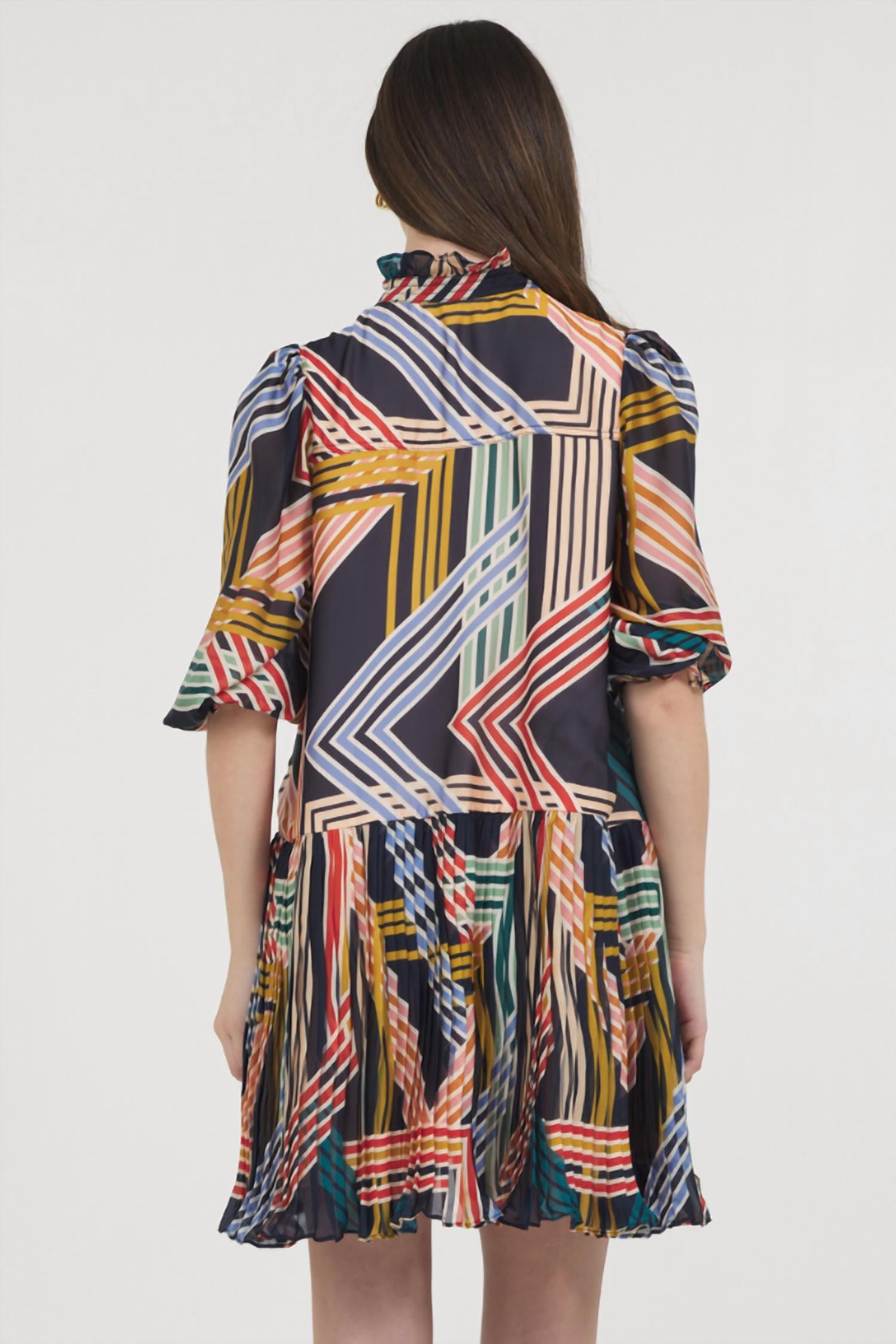 Stellah - Lilit Geo Mini Dress