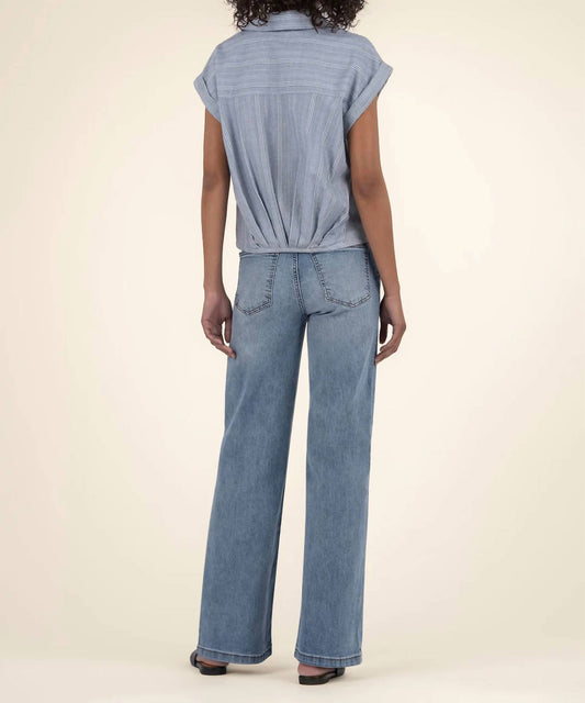 Kut From The Kloth - Gaia Pleat Hem Top