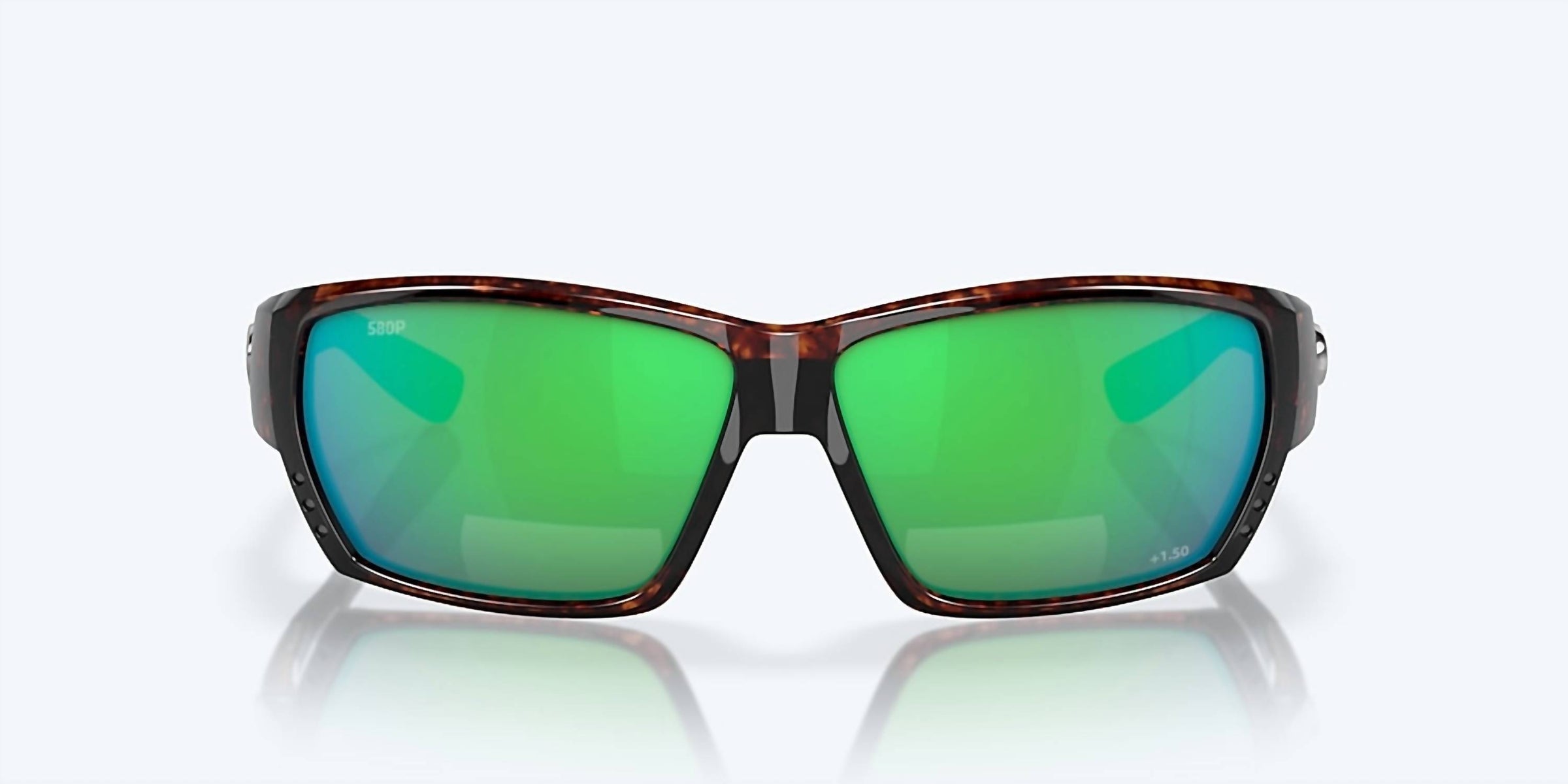 Costa Del Mar - Men's Tuna Alley Reader Rectangular Polarized Sunglasses