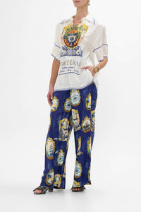 Camilla - Wide Leg Waisted Pants