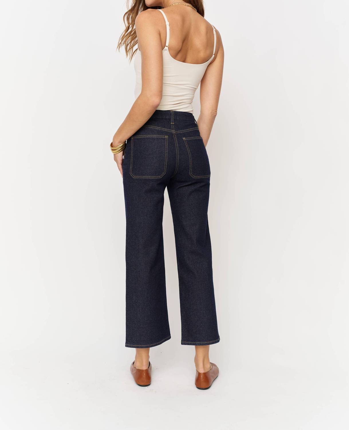 Oliver Logan - Aberdeen Carpenter High Rise Wide Leg Jeans