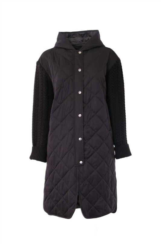 Dolce Cabo - Women Quilted Long Coat Sweater