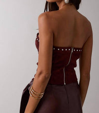 Sky To Moon - Faded Tube Top