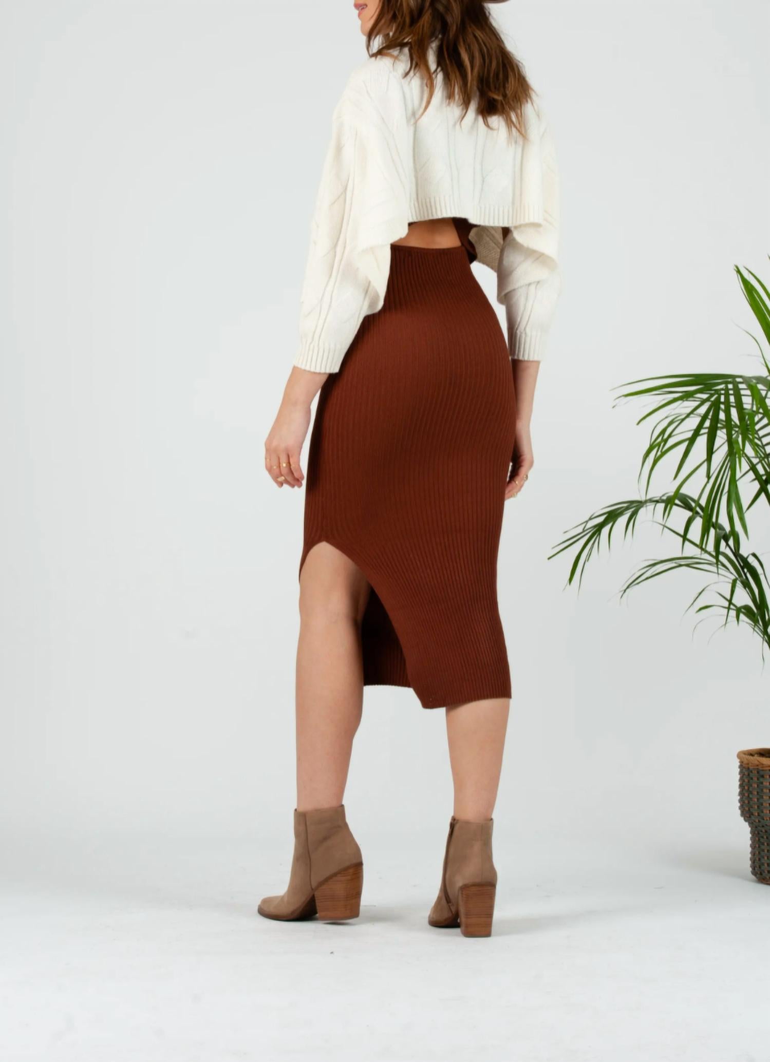 BRODY OPEN-BACK KNIT DRESS