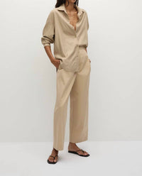 Faithfull The Brand - Sable Cotton Trouser Pants