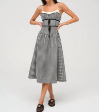 For Love & Lemons - Georgia Gingham Midi Dress