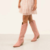 MiiM Women's Let's Go Girls Boots in pink - women's shoe - detail view