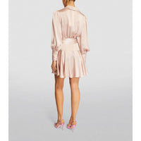 Zimmermann - Silk Wrap Mini Dress