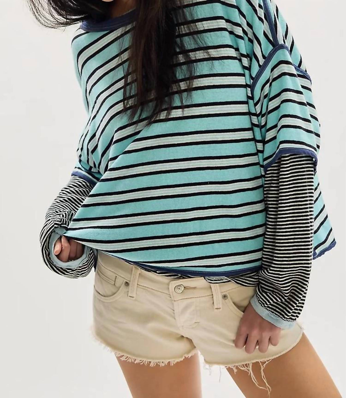 Free People - Clean Rugby Tee