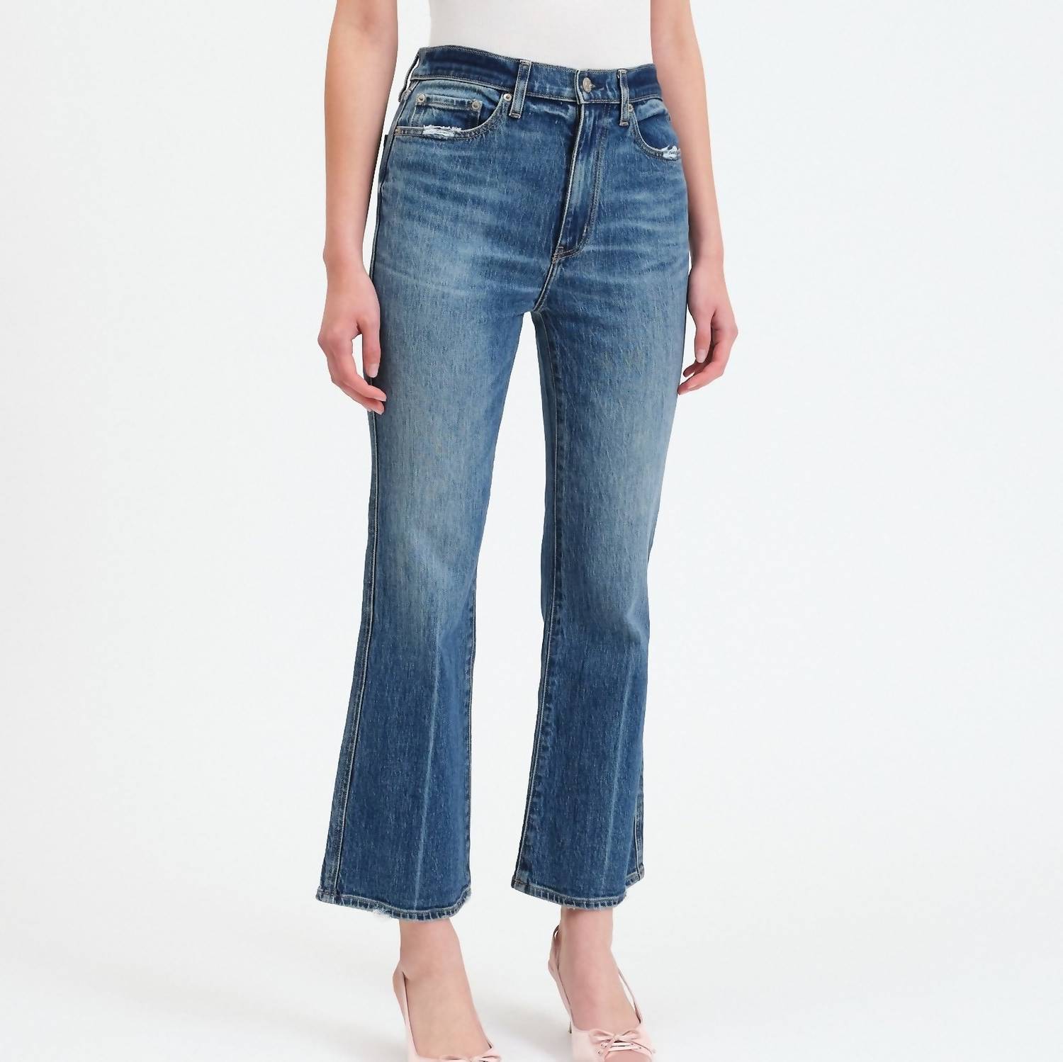 Daze - Women's Soho High Rise Ankle Flare Jeans