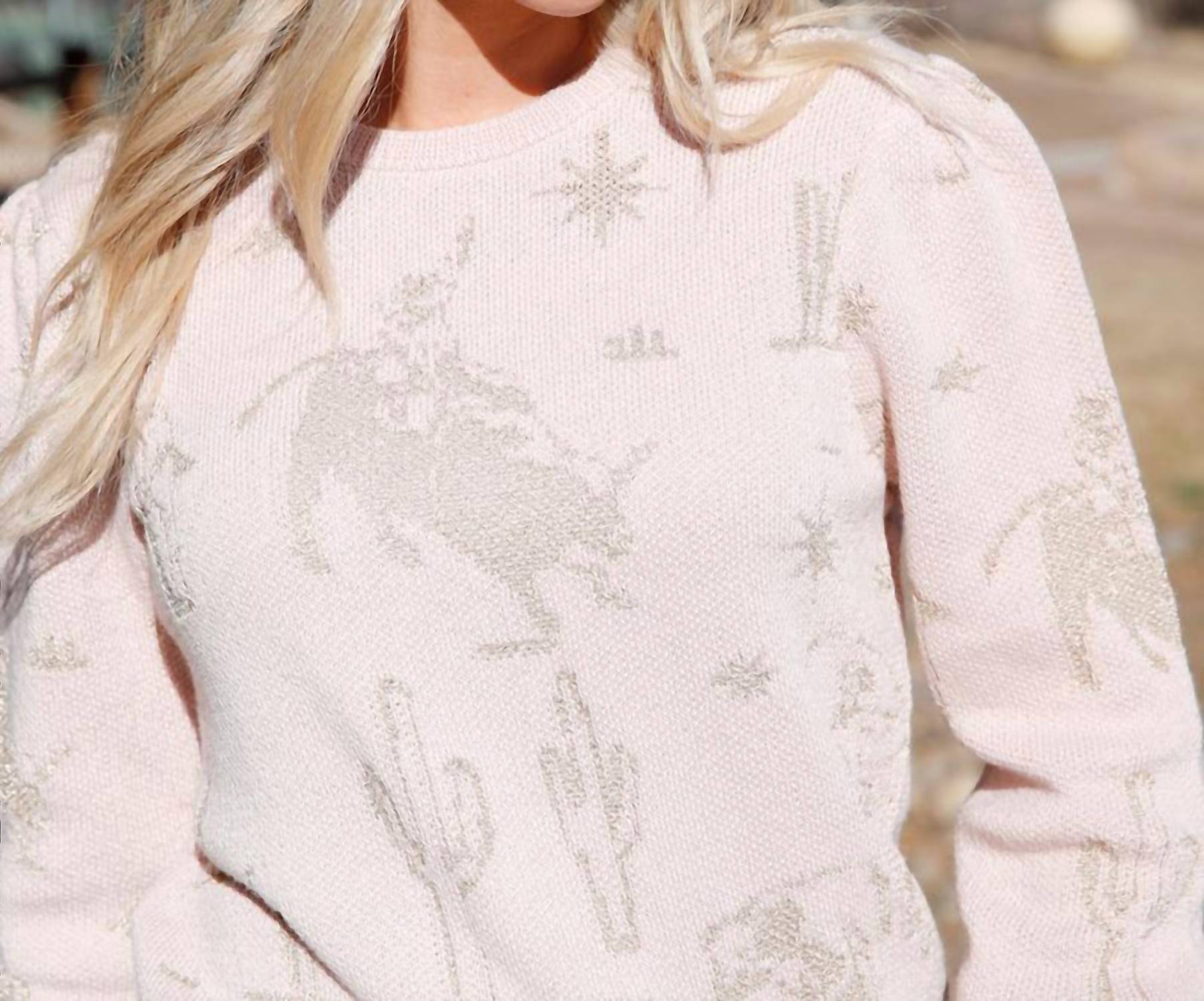 Cruel Girl - Long Sleeve Pullover Knit Sweater