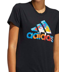 Adidas - Women's Activewear Cotton Printed-logo T-shirt