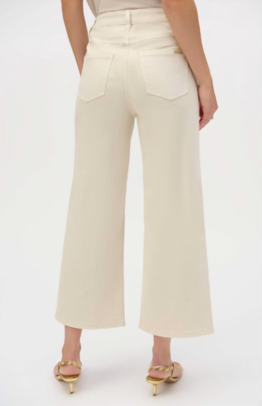 Joseph Ribkoff - Mid-rise Wide-leg Trousers