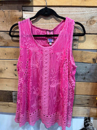 Johnny Was - Tsion Eyelet Tank Top